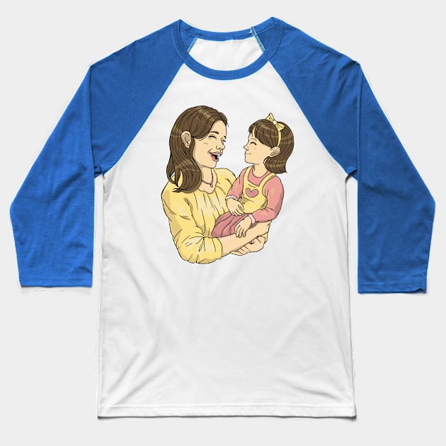 And Daughter P R t shirt Baseball T-Shirt by LindenDesigns